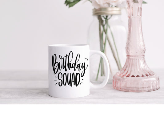 Birthday Mugs - Squad